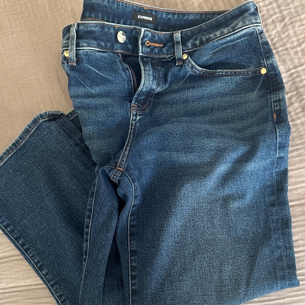 Express Dark Blue Denim Pants